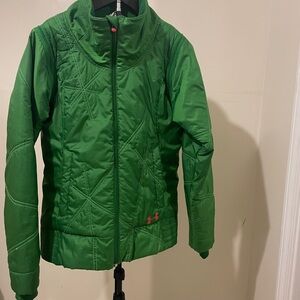 Under Armour Kids Puffer Jacket in Vibrant Green